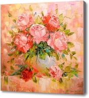 Картина Букет роз в вазе