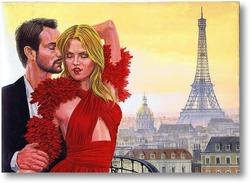 Купить картину Вечер в Париже