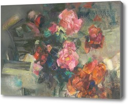 Картина шиповник и розы