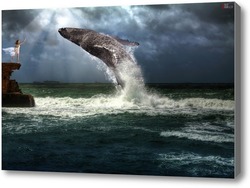 Картина Дрессировщица китов