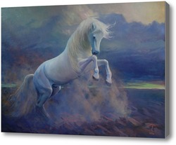 Купить картину Белая лошадь