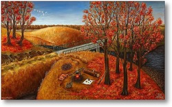 Купить картину Осеннее счастье