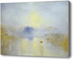 Картина Замок Норем, восход