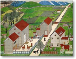 Картина Ферма в долине