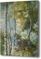 Картина Березовый лес