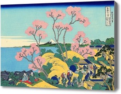 Картина Вид на Фудзи из Каная, на дороге Токайдо