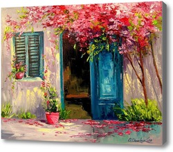 Картина Цветущий дворик