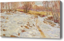 Картина Тающий снег 1921