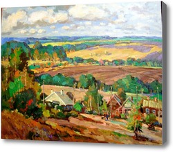 Картина Деревня Троекуровка