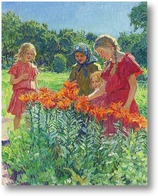 Картина Сбор цветов
