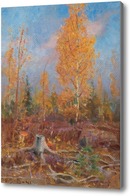 Купить картину Осенний пейзаж, 1941