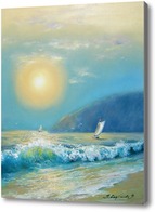 Картина Морской пейзаж яхта
