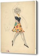 Картина Танцовщица в костюме