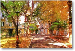 Купить картину Одесский дворик