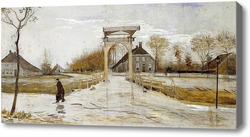 Картина Подъемный мост в Нью-Амстердам