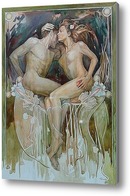 Картина Адам и Ева
