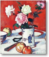 Картина Розы в китайской вазе