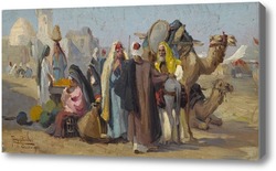 Картина Арабский рынок 