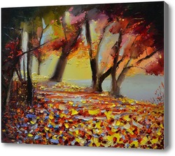 Картина Багряная осень 