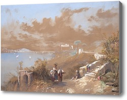 Картина Неаполитанский залив 1857