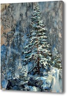 Картина Среди снегов и метелей