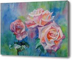 Купить картину Акварельные розы