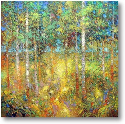 Картина Берёзовый лес