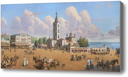 Картина Старый Сарапул. Соборная площадь.