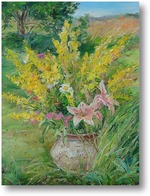 Картина Букет с лилиями