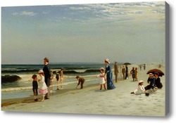 Купить картину На пляже в Кони-Айленд
