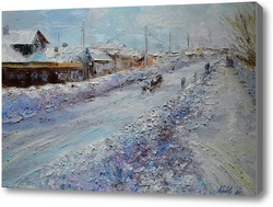Картина Зимняя дорога