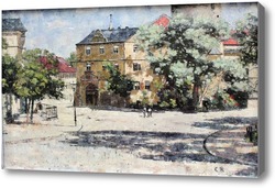 Картина Бургплац в замке в Веймаре