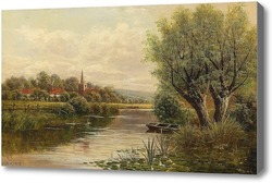 Картина Валлийский речной пейзаж