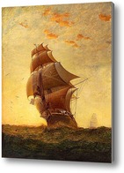 Картина Корабль в море