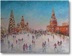 Купить картину Круглова Светлана. "Ёлка на Красной площади"