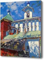 Картина Звонница Псково-Печерского монастыря
