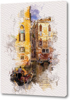 Купить картину Венеция, акварельный скетч