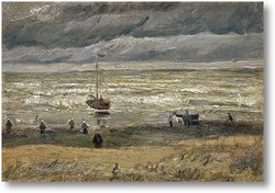 Картина Вид на море в Схевенингене, 1882