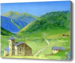 Картина Альпийский замок
