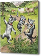 Картина Танцующие собаки