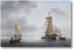 Купить картину Голландская яхта Адмиралтейства