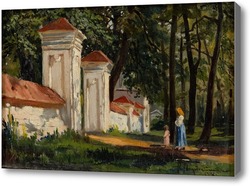 Картина У ворот монастыря
