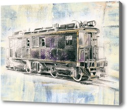 Картина Старинный поезд