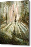 Картина Серебряный лес