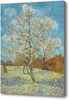 Картина Персиковое дерево в цвету