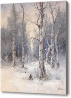 Картина Зимний Пейзаж, Розен Карл