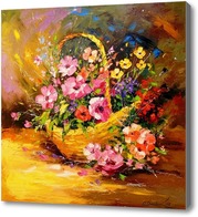 Картина Корзина цветов