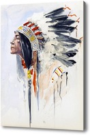Картина Индейский вожак