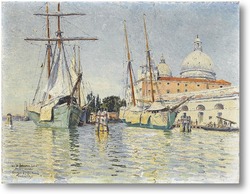 Картина Вдоль набережной, Венеция
