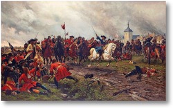 Картина Вильгельм III в битве в Лондоне